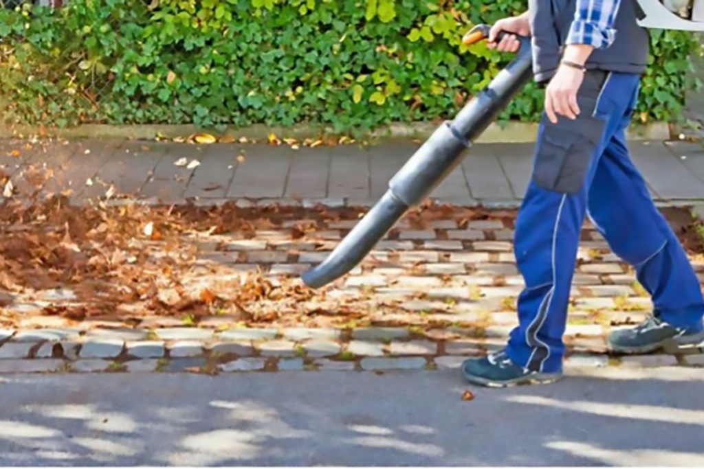 Get a leaf blower if leaves are leaving you bushed?